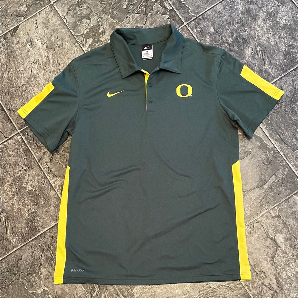 NIKE OREGON DUCKS NCAA Polo Embroidered Logos University Collegiate Sports Fan